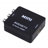 Composite Video and Audio (RCA) Input to HDMI Output Converter Upscaler Composite Video and Audio (RCA) Input to HDMI Output Converter Upscaler