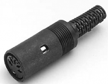 5 Pin 180 deg DIN Line Socket 5 Pin 180 deg DIN Line Socket