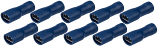 Crimp Terminals Blue Flat Receptacle Crimp 6mm  For 1.5 - 2.5mm wire Crimp Terminals Blue Flat Receptacle Crimp 6mm  For 1.5 - 2.5mm wire