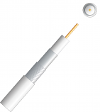 White RG6 Foam Filled Coaxial Cable for TV & Satellite 100 Metre Drum White RG6 Foam Filled Coaxial Cable for TV & Satellite 100 Metre Drum
