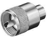 PL259 UHF Plug to accept 6-6.5mm RG59 or RG6 etc Cable PL259 UHF Plug to accept 6-6.5mm RG59 or RG6 etc Cable