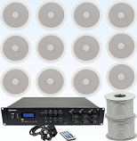 12 Ceiling Speaker System with Bluetooth - 6 x 200W 12 Ceiling Speaker System with Bluetooth - 6 x 200W