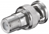 F Female to BNC Male Adaptor F Female to BNC Male Adaptor