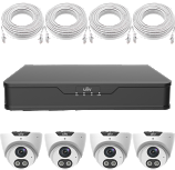 Ultra High Definition 8.0 Megapixel IP CCTV System with 4 White ColourHunter Dome Cameras Ultra High Definition 8.0 Megapixel IP CCTV System with 4 White ColourHunter Dome Cameras
