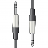 Screened Stereo 6.3mm (1/4") Plug to Stereo 6.3mm Plug 3 Metres Screened Stereo 6.3mm (1/4") Plug to Stereo 6.3mm Plug 3 Metres
