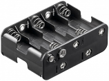 10 x AA Battery Holder with PP3 Clips 10 x AA Battery Holder with PP3 Clips