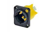 Neutrik Powercon NAC3MPX Mains Panel Connector Yellow Neutrik Powercon NAC3MPX Mains Panel Connector Yellow