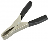 Large Insulated Black Crocodile Clip 100mm 50 Amps Large Insulated Black Crocodile Clip 100mm 50 Amps