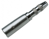 XLR 3 pin Male to 6.3mm Stereo Female Adaptor XLR 3 pin Male to 6.3mm Stereo Female Adaptor