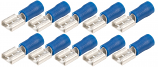 Crimp Terminals Blue Flat Receptacle 6mm For 1.5 - 2.5mm wire Crimp Terminals Blue Flat Receptacle 6mm For 1.5 - 2.5mm wire