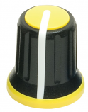 Rean Yellow Coded 15mm Knob for splined 6mm spindles Rean Yellow Coded 15mm Knob for splined 6mm spindles