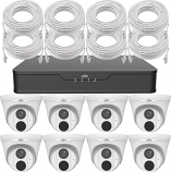 Ultra High Definition 4.0 Megapixel IP CCTV System with 8 White Uniview IP Dome Cameras Ultra High Definition 4.0 Megapixel IP CCTV System with 8 White Uniview IP Dome Cameras