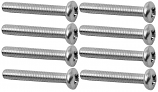 8 Bright M6 Screws 40mm Long 8 Bright M6 Screws 40mm Long