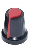 Red Top 15mm Knob For Splined 6mm Spindle Red Top 15mm Knob For Splined 6mm Spindle
