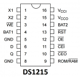 DS1215 Integrated Circuit (IC) DS1215 Integrated Circuit (IC)