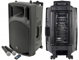qtx QX15PA Bluetooth Wireless with 15 inch 250W Speakers & Active Portable PA with 2 Mics qtx QX15PA Bluetooth Wireless with 15 inch 250W Speakers & Active Portable PA with 2 Mics