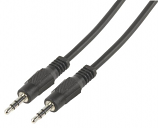1.5 Metre Screened Lead joining 2 x 3.5mm Stereo Jack Plugs 1.5 Metre Screened Lead joining 2 x 3.5mm Stereo Jack Plugs