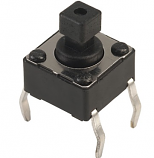 6mm Tactile Switch with Square Button 6mm Tactile Switch with Square Button
