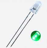 Bright Clear Green 5mm LED 2400mcd Bright Clear Green 5mm LED 2400mcd