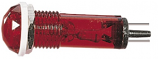Neon Indicator Red 220-230VAC with Round Crystal Face Neon Indicator Red 220-230VAC with Round Crystal Face
