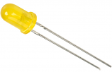 Low Current Diffused 5mm Yellow LED Low Current Diffused 5mm Yellow LED