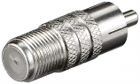 F Female to RCA Male Adaptor F Female to RCA Male Adaptor