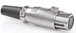 5 Pin XLR Line Socket with Latch 5 Pin XLR Line Socket with Latch