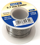 Solder 60% Tin, 40% Lead  0.7m diameter 100grams Solder 60% Tin, 40% Lead  0.7m diameter 100grams