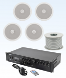 4 Ceiling Speaker System with Bluetooth - 2 x 200W 4 Ceiling Speaker System with Bluetooth - 2 x 200W