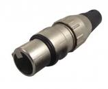 4 Pin XLR Line Socket with Latch (XLR4F) by DELTRON 4 Pin XLR Line Socket with Latch (XLR4F) by DELTRON