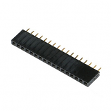 17 Way 2.54mm (0.1") Pitch Header Socket 17 Way 2.54mm (0.1") Pitch Header Socket