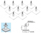 6.4mm-Self Adhesive PCB Pillars in Pack of 10 6.4mm-Self Adhesive PCB Pillars in Pack of 10
