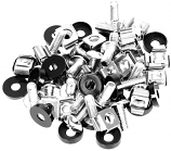 Set of 20 M6 Cage Nuts, Screws & Washers Set of 20 M6 Cage Nuts, Screws & Washers