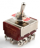 Toggle Switch 4 Pole Centre Off Double Throw (4PDT) 16A 250V AC Toggle Switch 4 Pole Centre Off Double Throw (4PDT) 16A 250V AC