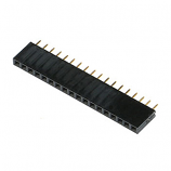 18 Way 2.54mm (0.1") Pitch Header Socket 18 Way 2.54mm (0.1") Pitch Header Socket