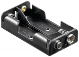 2A20 2 x AA Battery Holder Side by Side with PP3 clips 2A20 2 x AA Battery Holder Side by Side with PP3 clips