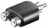 RCA (Phono) Y Adaptor - 2 Socket to one Plug RCA (Phono) Y Adaptor - 2 Socket to one Plug