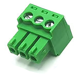 3 Way 3.81mm Euroblock (Phoenix-Type) Male Connector 2EDGK